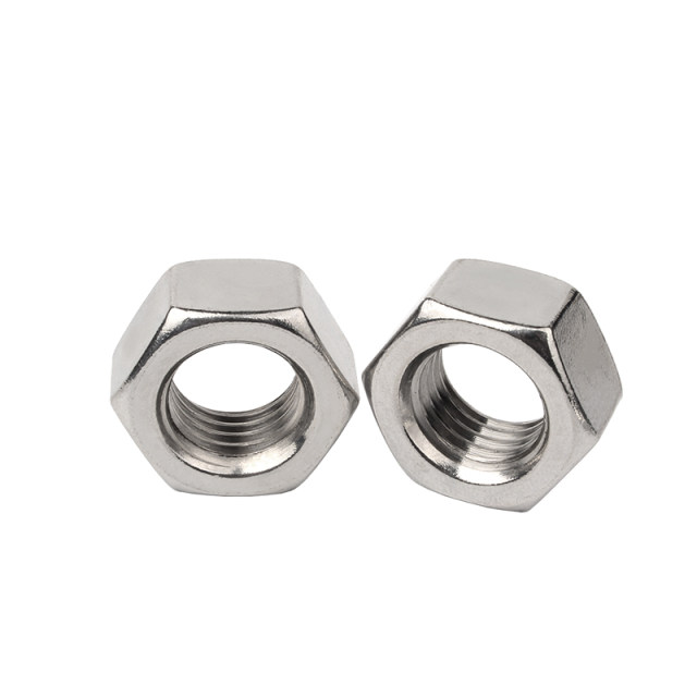 304 stainless steel hexagonal nut nut bolt screw cap collection M1M2M3M4M5M6M8M10M12-M64