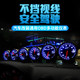 OBD multifunctional instrument type 2 modification meter water temperature rotation number boost oil temperature turbine installation triple meter
