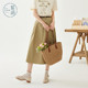 Zihan Retro Cotton Skirt Women's Summer New Art Forest Versatile High Waist Slim Mid-Length A-Line Skirt