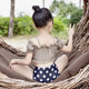 ins children's swimsuit girls Korean split baby fashionable swimsuits small and medium-sized girls bikini vacation swimsuits swimsuits