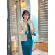 XULU original retro French tweed jacket temperament casual socialite short design small fragrance style jacket