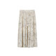 The same silk cotton printed skirt in TALASA mall 2025 spring and summer new high-waisted versatile slim cake skirt