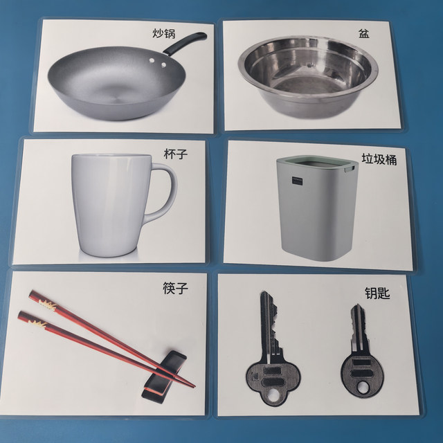 Children's cognitive cards, daily necessities nouns, early childhood education, autistic babies, language development training