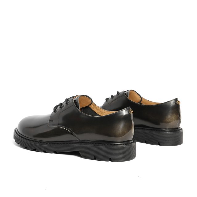 Belle women's shoes retro British wind Oxford shoes small leather shoes spring new women's shoes leather single shoes BKZ21AM4