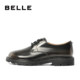 Belle women's shoes retro British wind Oxford shoes small leather shoes spring new women's shoes leather single shoes BKZ21AM4