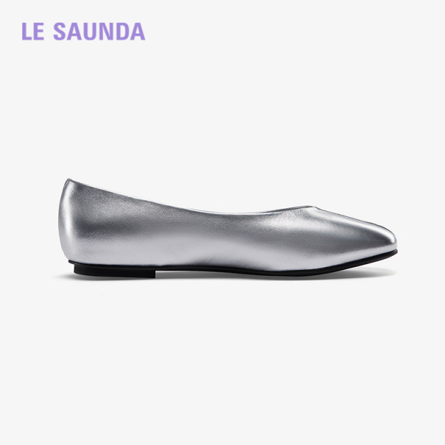 [Suffuri] Lylesdan Outlet Sale Commuter Square Head Light Mouth Stick Flat Sole Single Shoes Women 5T02101