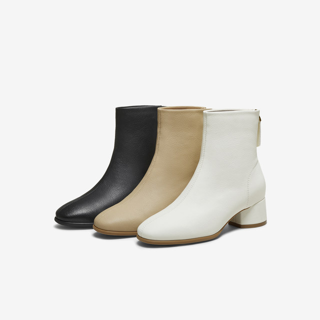 
TATA He and her boots autumn and winter versatile fashion boots women's shoes short boots versatile slim Chelsea boots women UVG01DD5