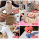 Clay set diy handmade no-burning clay for children 500g 5 packs of colored clay students handmade no-burning