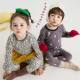 Children's autumn and winter pure cotton Lycra autumn clothes and long trousers sets new boys and girls home clothes pajamas baby underwear