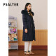 PSALTER Psalm Hooded Fox Fur Collar Long Goose down Jacket Winter
