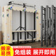 New bold all-steel frame with no installation and simple folding household bedroom rental room bedroom wardrobe folding wardrobe