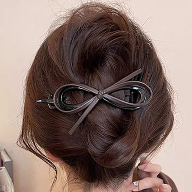 Simple frosted duckbill clip large back head hair clip female 2025 new hair clip high-end hair clip headwear