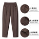 Mom's pants, spring and autumn harem pants, middle-aged and elderly women's pants, velvet thickened straight pants, grandma pants, winter black