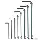 Hexagonal wrench, single ball head set, high hardness, extra length, L-shaped hexagonal imported 6-corner screwdriver