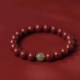 The cinnabar bracelet for smooth transportation and wealth can be worn by men and women in various specifications.