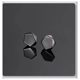 Artistic ear clip silver autumn and winter high-end magnetic ear bone clip men's cool style niche unique non-pierced earrings
