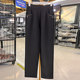 Mom pants spring and autumn straight plus velvet middle-aged and elderly casual trousers loose grandma pants autumn and winter middle-aged women's pants