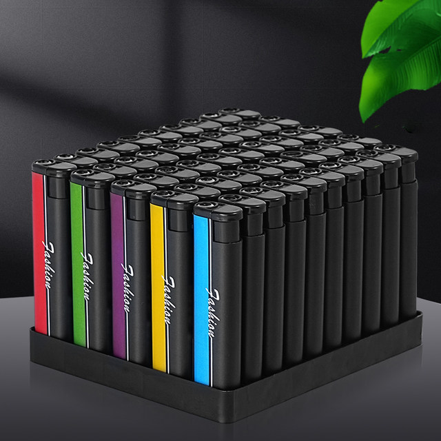 50 disposable lighters windproof and explosion-proof creative advertising manufacturers direct sales wholesale household good luck lucky cat
