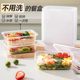 Disposable packaging box food grade round household commercial fast food takeout bowl with lid large capacity square restaurant