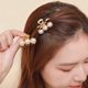 
High-end small pearl grab clip half-tied hair clip small and exquisite women's 2025 new head back clip headgear