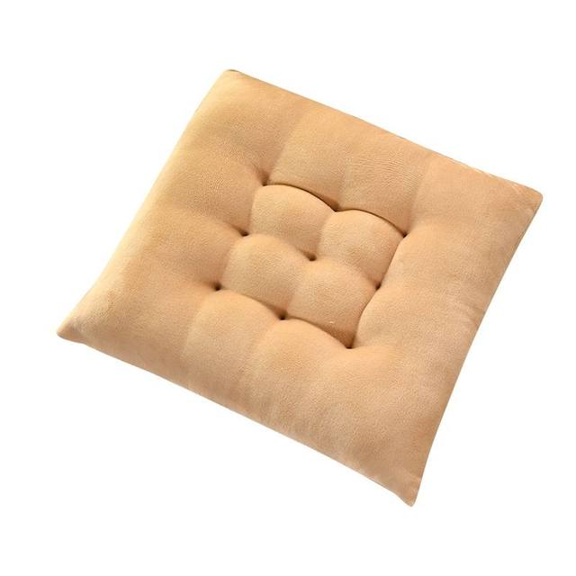 Cushion chair cushion college student cotton and linen strap bench classroom spring and summer bench office