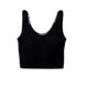 Spring and summer suspender vest with chest pad for women in women's white letter printed short sports sleeveless top for suit
