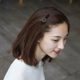 Light luxury forehead rhinestone bangs broken hair one-word hairpin for women high-end velvet side clip duckbill clip spring and autumn headwear