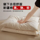 100% cotton Xinjiang cotton pillow core adult cervical vertebra support to help sleep a pair of low pillows for sleeping in home dormitories