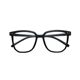 Black-framed glasses for women without makeup, myopia degree can be equipped with high-end large-frame anti-blue light flat glasses to make the face smaller