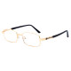 High-end crystal reading glasses for men and women reading glasses genuine middle-aged and elderly crystal stone high-definition 100-degree far and near lens