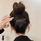 One word clip hair clip front forehead side bangs clip female autumn and winter back of the head broken hair BB clip small card headwear
