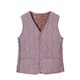 Middle-aged and elderly vests for women in autumn and winter grandma suit silk cotton vest mother plus velvet thickened vest warm jacket
