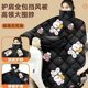 Motorcycle windshield quilt, winter thickened velvet and thickened scarf, winter battery car four-season universal waterproof and windproof cover 2025