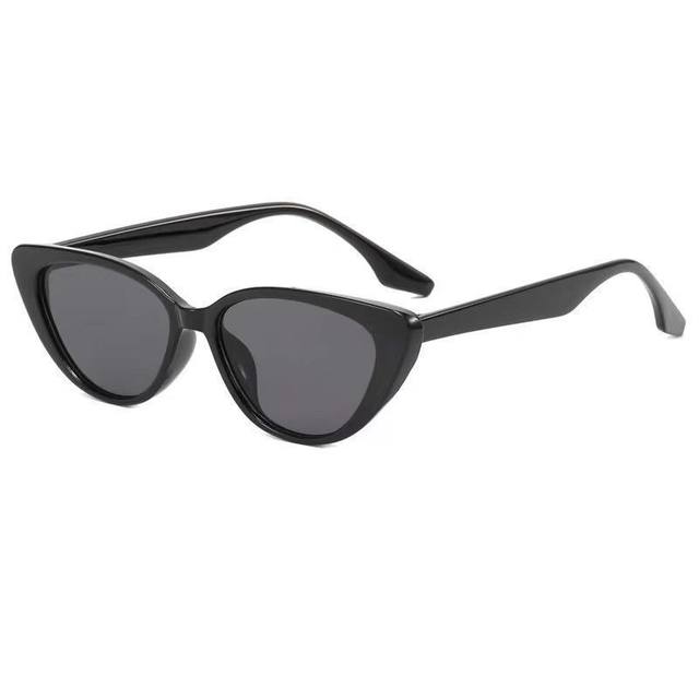 Jennie's same kitten eye sunglasses internet celebrity high-end concave style sunglasses photo round face pink white