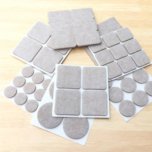 Felt table and chair foot pad protective pad floor wear-resistant noise reduction and anti-slip stool chair table corner pad table legs foot cover mute