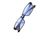 Japanese imported reading glasses men's lenses anti-blue light high definition and long and near dual-purpose fashionable ultra-light elderly
