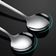 3 large stainless steel coffee spoons