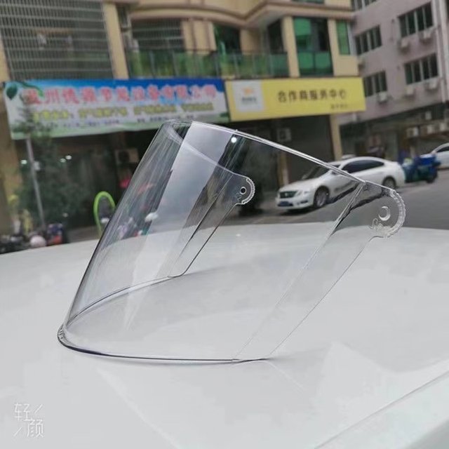 Aikai AK601/628 electric motorcycle universal helmet lens 615 sun protection high-definition glass windshield arc length