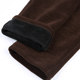 Middle-aged and elderly mothers cotton trousers spring and autumn corduroy trousers autumn and winter plus velvet large size plus fat little black