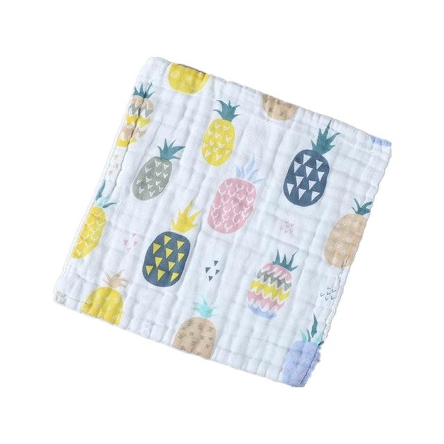 Baby pure cotton six-layer gauze towel newborn children's towel wash face towel handkerchief saliva towel type a baby square towel
