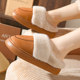 Cotton slippers for women, winter indoor home, non-slip couples, plush thickened slippers, home men's autumn and winter models