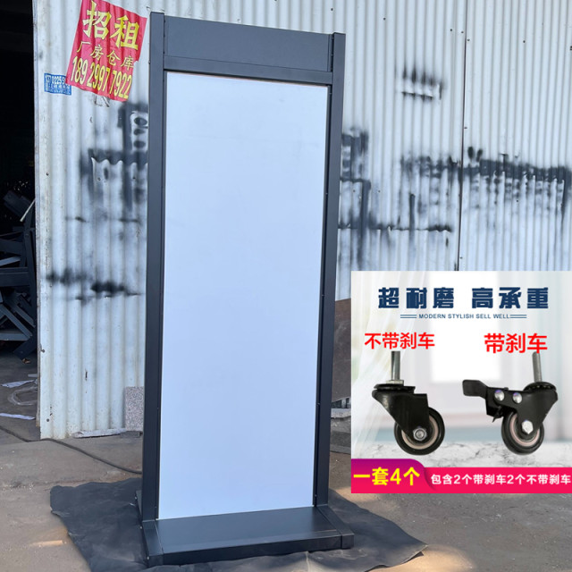 Curtain shop Roman rod display rack curtain track light strip display ...