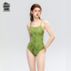 One-piece swimsuit for women 2025 new professional sports racing swimming pool hot spring triangle quick-drying anti-chlorine swimsuit