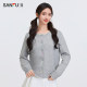 Sanfu Sweater Cardigan 2025 New Spring Embroidery Design Round Neck Fashion Small Top Women 497073