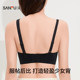 Sanfu medium-thick B cup no steel ring gathering bra simple shiny and touchless lifting underwear for women 495777