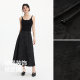 Semir skirt women's design sense heavy industry jacquard A-line skirt niche fashion temperament summer elegant long skirt national style