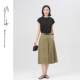 St. Hennise new round neck loose sleeveless wide -shoulder T -shirt women's pure color, lean vest, bottoming breathable GF123
