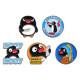 Penguin Family peripheral badge cartoon cute penguin brooch fun funny metal badge clothes backpack accessories