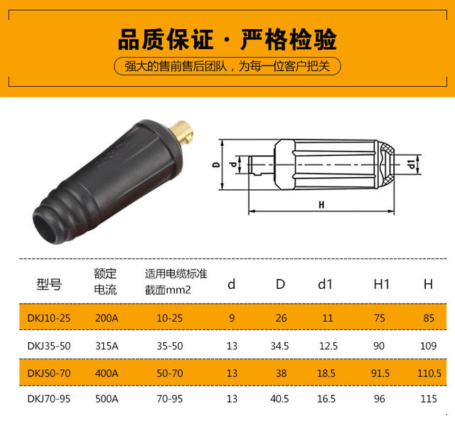 Electric welding machine connector quick plug full copper male and female quick connector ground wire plug socket full set of welding handle wire connector accessories
