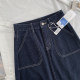 Classic bull version! Covering the hips and making you look slim~ Not picky about people, wide pockets/bright lines, spring and summer medium-length denim skirt for women